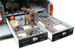 TruckVault gun storage systems carries the essentials securely