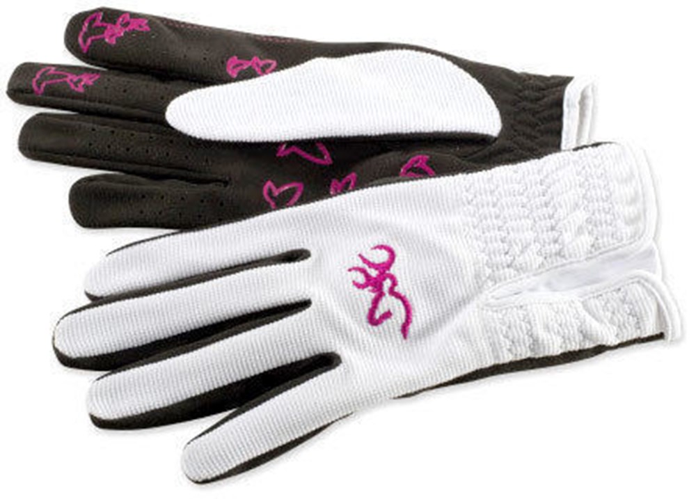 Browning Women's Trapper Creek Shooting Gloves White